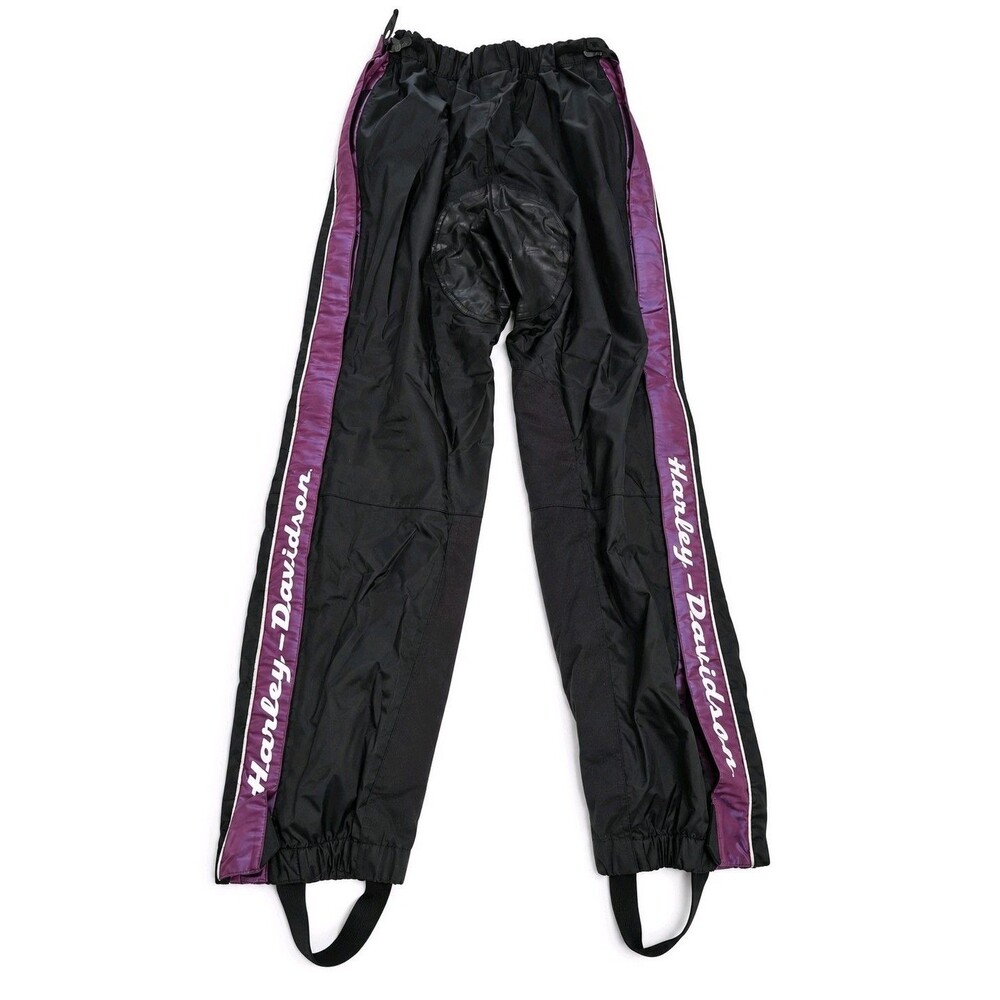 Harley Davidson Pants Women Small Waterproof Riding Motorcycle Rain Overpants *